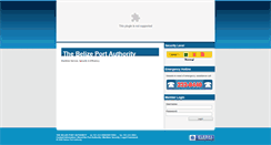 Desktop Screenshot of portauthority.bz