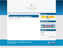 Tablet Screenshot of portauthority.bz